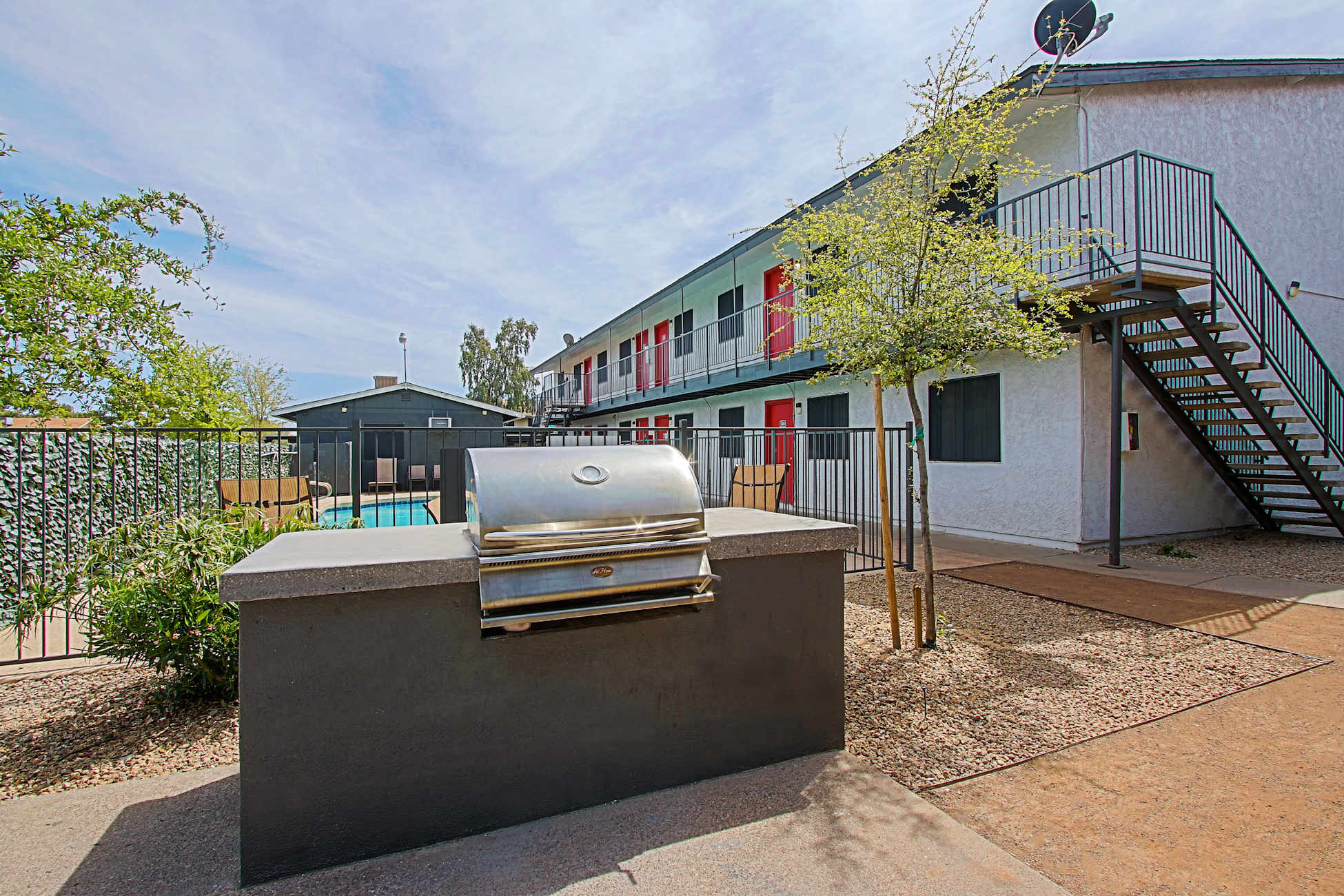 Outdoor grills at Escarlata 29.