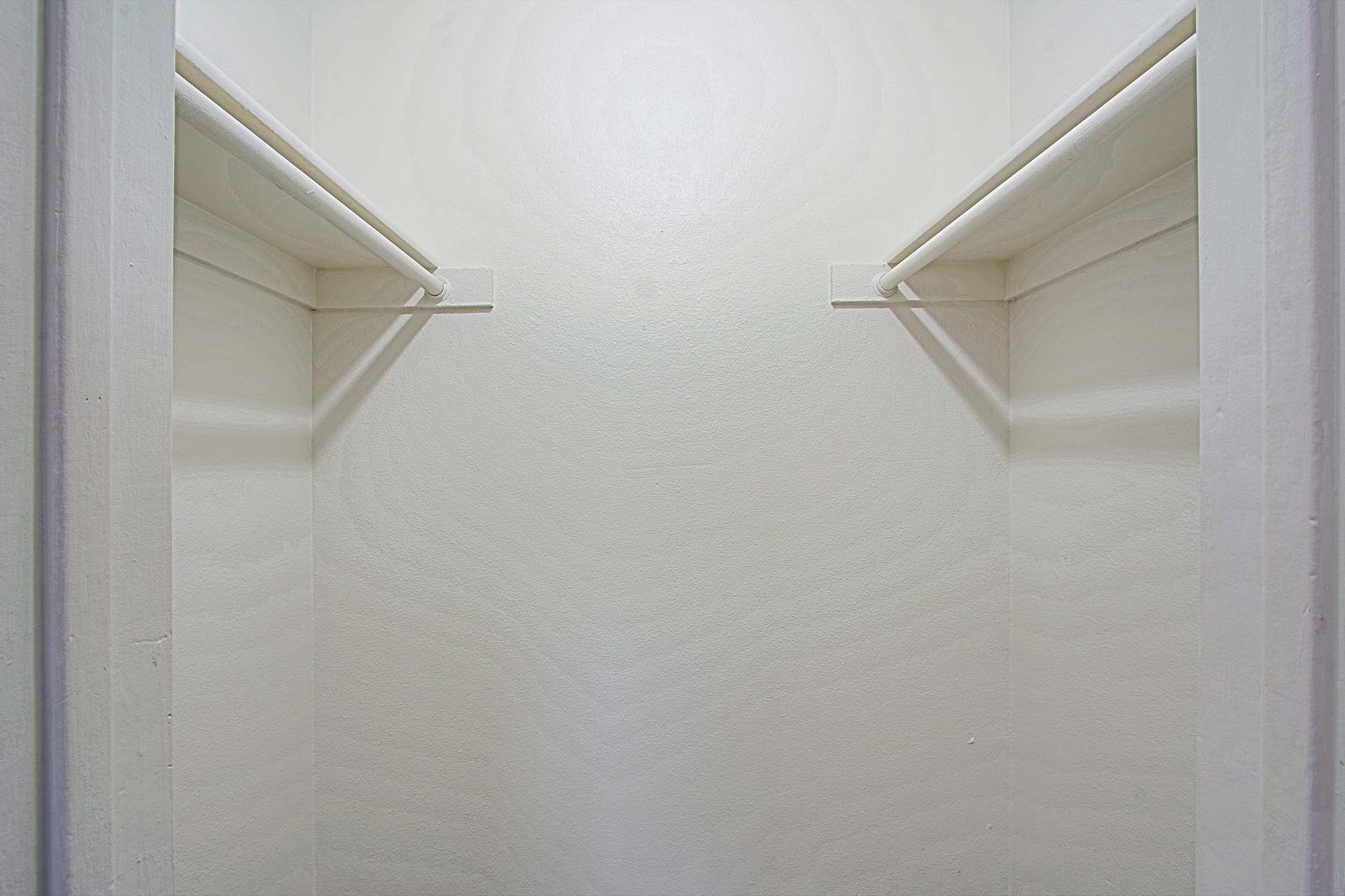 Closet storage — representative home at Escarlata 29.