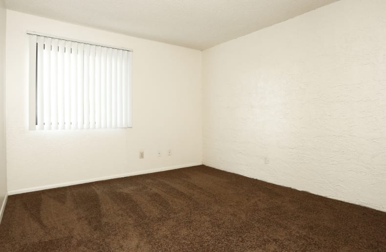 Unfurnished bedroom — representative home at The Summit Apartments.