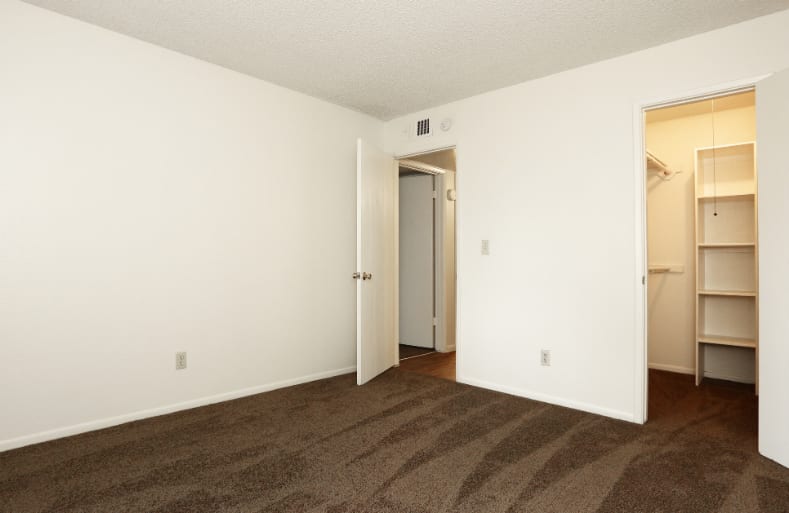 Unfurnished bedroom — representative home at The Summit Apartments.
