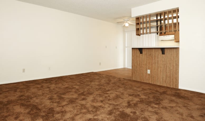 Unfurnished apartment interior — representative home at The Summit Apartments.