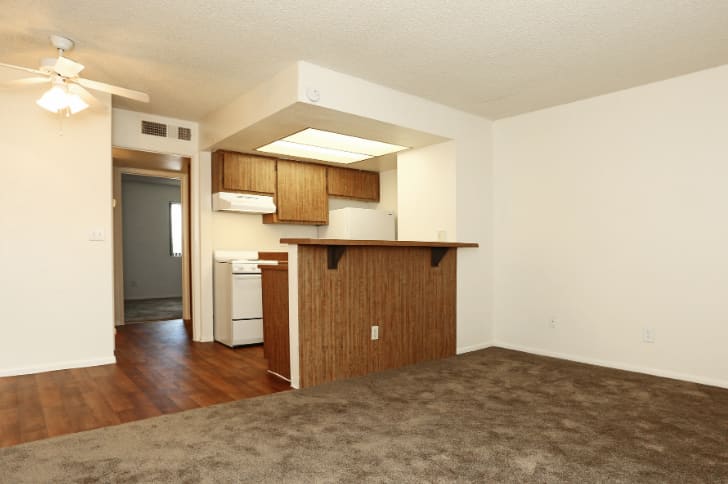 Unfurnished apartment interior — representative home at The Summit Apartments.