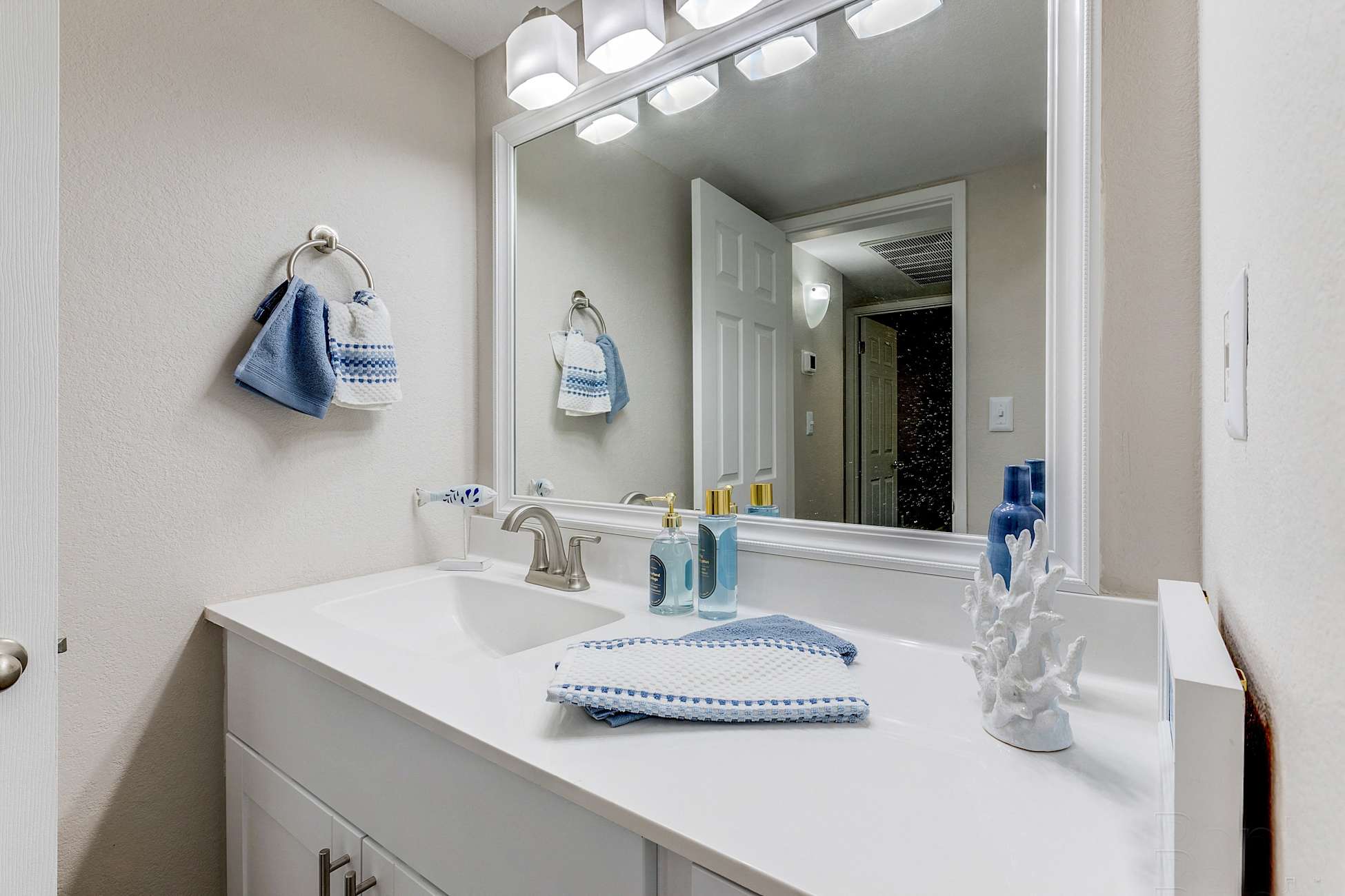 Apartment bathroom — representative home at Stonebridge.