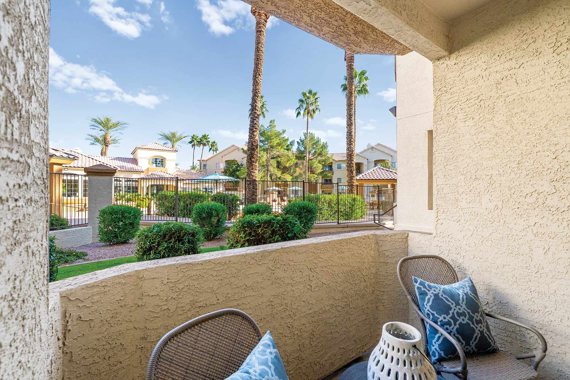 Balcony or patio at Sonterra Apartments at Paradise Valley.