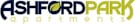 The image is a logo for Ashford Park Apartments.