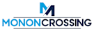 The image shows a logo with the text "MONONCROSSING" in blue letters.