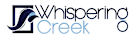 The image is a logo for Whispering Creek.