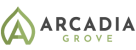 the logo grow on a green background