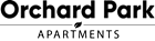 Orchard Park Apartments logo with a green background.