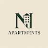 A logo for a company named "N Apartments" with a stylized letter "N" and a building icon.