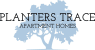 the logo for planters trace apartments homes