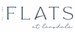 A graphic with the word "FLATS" in the center.