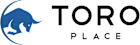 A blue bull logo with the words "Toro Place" beside it.