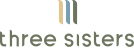 the logo for three sisters with the wordreedisks on a green background