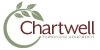 the logo township apartments with a green apple logo