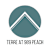 A logo with the text Terre at 989 Peach.