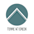 A logo with a mountain shape in the middle and the words "terre at creek" below it.