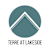 A logo with the text Terre at Lakeside.