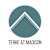 A logo with a circle and a triangle in the middle and the words Terre at Madison.