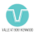 A logo with the text "Valle at 9061 Kenwood" below it.