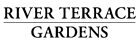 A logo that says River Terrace Gardens.
