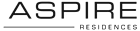 The image features the word "ASPIRE" in large letters with a subtitle "RESIDENCES" underneath.