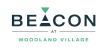 the logo for beacon at woodland village