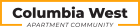 Columbia West Apartment Community Logo
