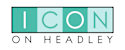 The image is a logo with the words "ICON ON HEADLEY".