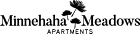 The image is a logo for Minnehaha Meadows Apartments.