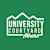 The image is a logo of University Courtyard Athens.
