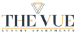 The logo on white for The Vue Apartments