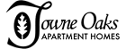 A logo for a company named Jawne Oaks Apartment Homes.