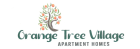 the logo for orange tree village apartment homes