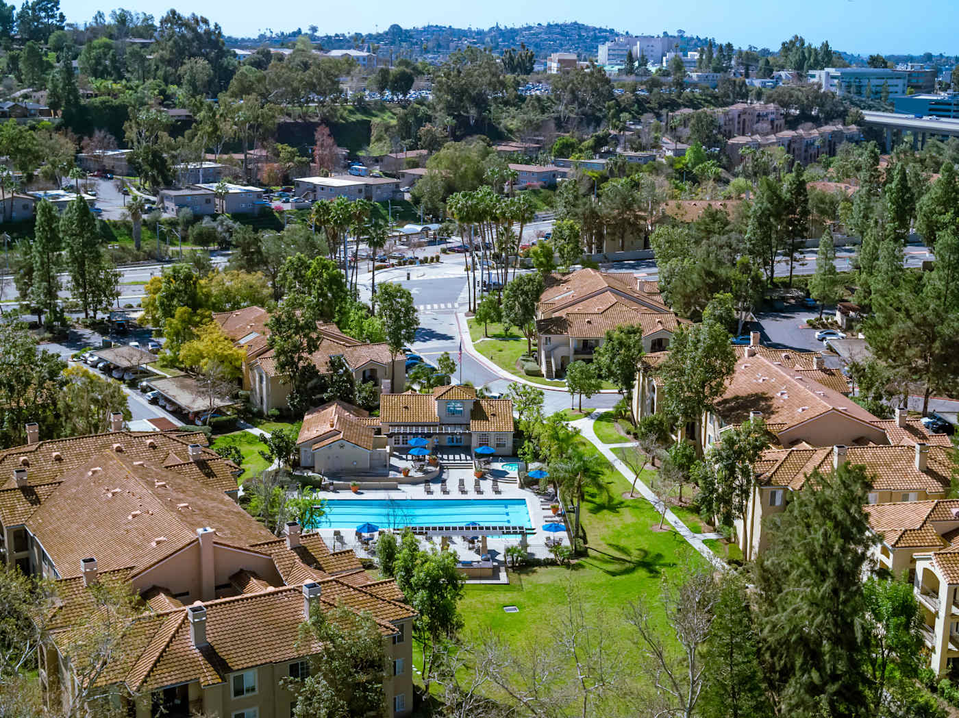 Central Park La Mesa — Birdseye Exterior View