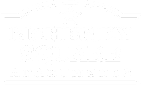 A black and white image of a sign for McHenry Square Apartments.