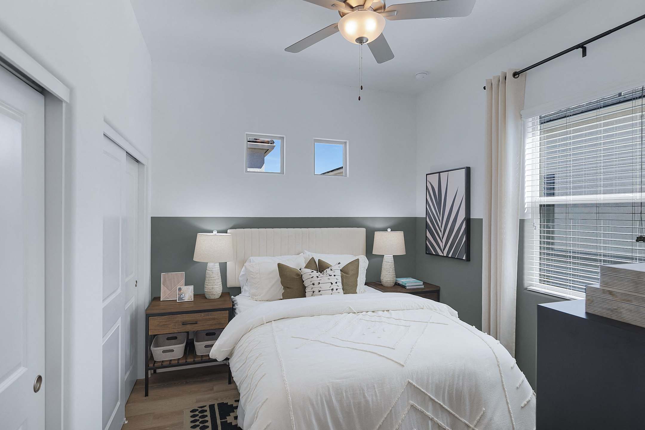 Furnished bedroom shown — representative home at Avilla Magnolia.