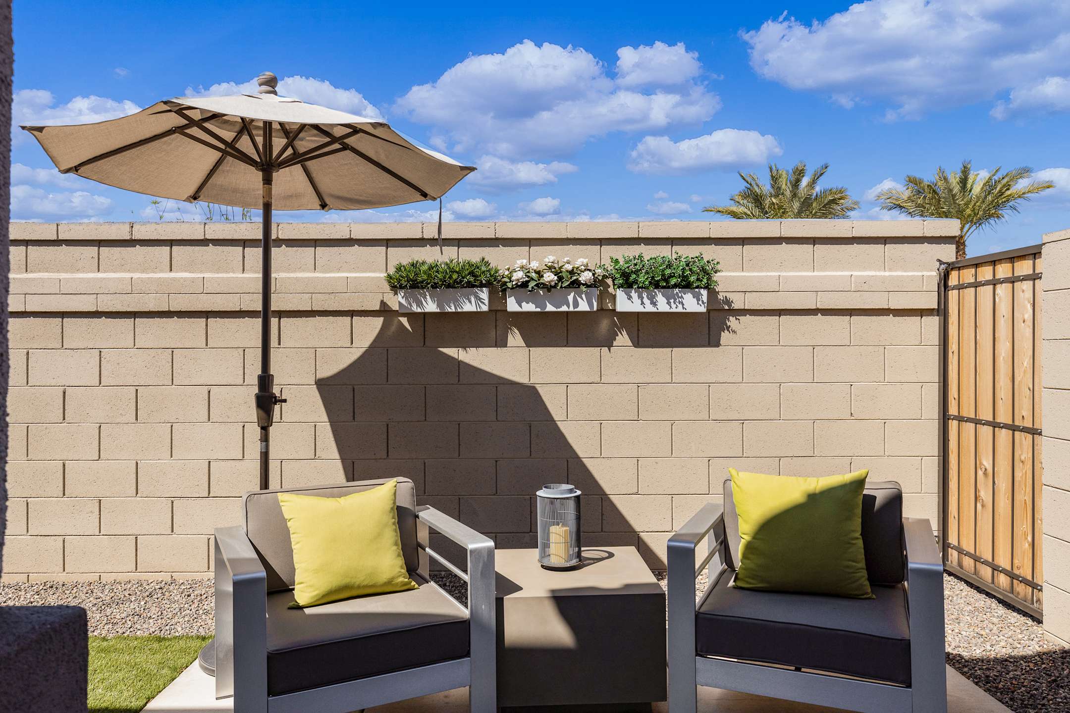 Private outdoor area shown at Avilla Magnolia.