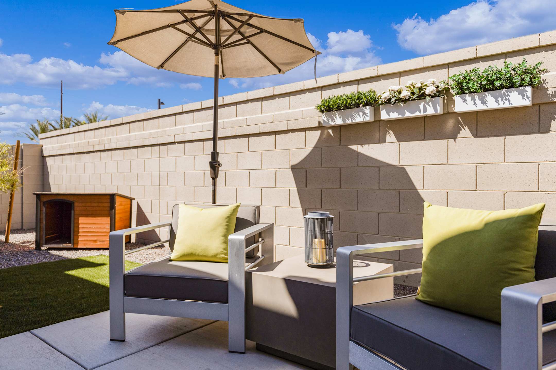 Private outdoor area shown at Avilla Magnolia.