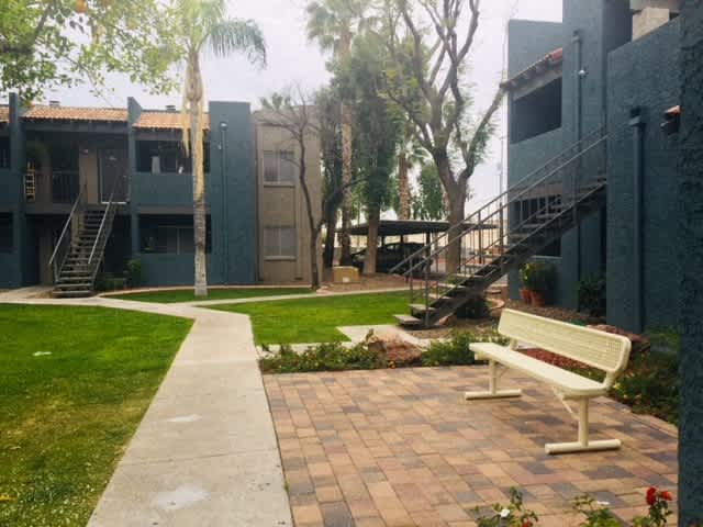 Building exterior at Paradise Greens.
