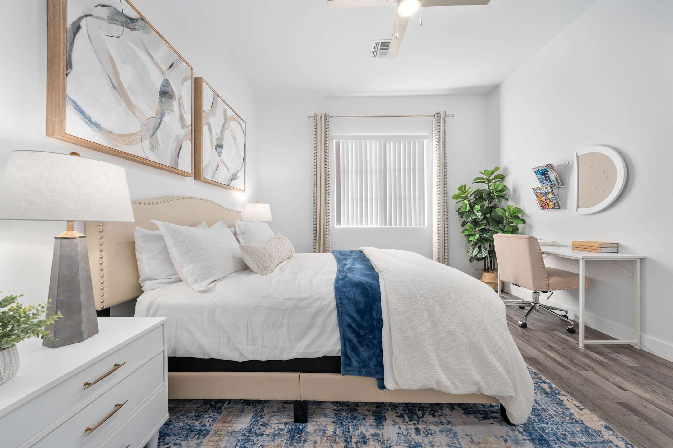 Furnished bedroom shown — representative home at Allero 59.