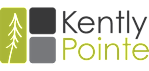 the logo for kenny pointe with the word kenny points on a green