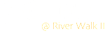 The image shows a stylized text that reads "She Mood @ River Walk II".