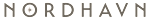 The image displays the word "NORDHAVN" in large letters with a compass rose symbol above the letter "N".