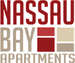 A logo for Nassau Bay Apartments.