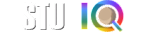 The image contains the letters "STU" and a colorful circular design.