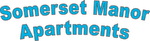 a pair of logos for different types of apartments