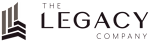 The logo for The Legacy Company features a stylized mountain range.