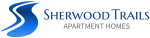 the logo or sign for the apartment home