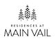 A logo for Residences at Main Vail featuring three trees.